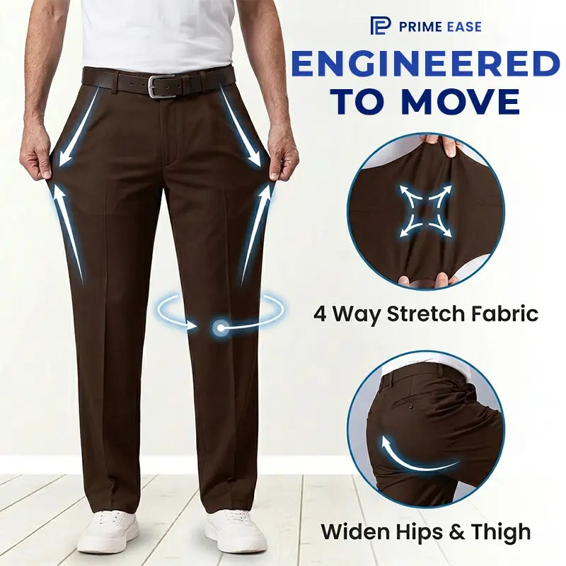 Pure TimelessFlex – Klassische Hose mit geradem Schnitt und 4-Wege-Stretch