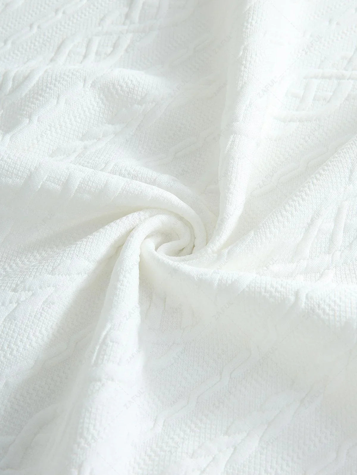 Men\'s Solid Color Cable Knit Jacquard Textured Button Up Short Sleeves Shirt And Drawstring Shorts Set WHITE BLACK COFFEE - PURECLO