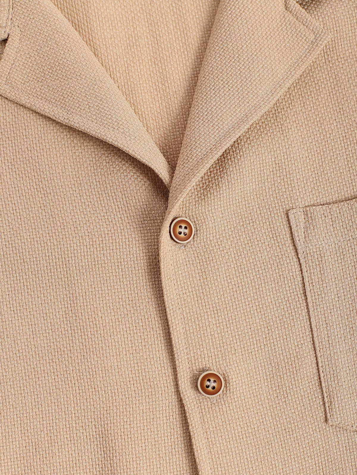 Men\'s Cotton And Linen Textured Pocket Design Camp Collar Button Up Short Sleeves Shirt And Drawstring Straight Leg Pants Set BLACK LIGHT BLUE COFFEE - PURECLO