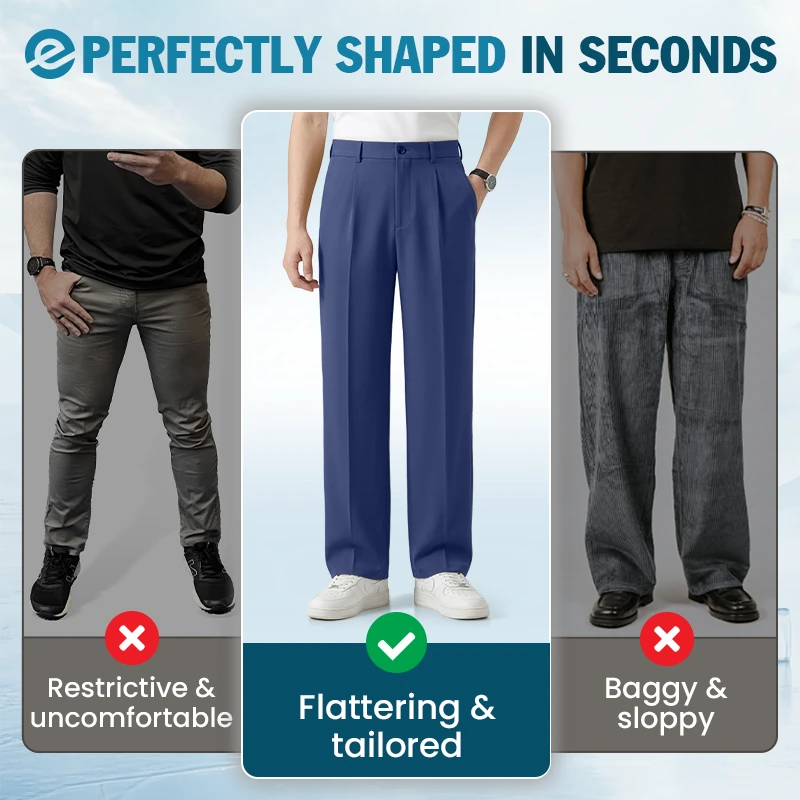 Pure TimelessFlex – Klassische Hose mit geradem Schnitt und 4-Wege-Stretch
