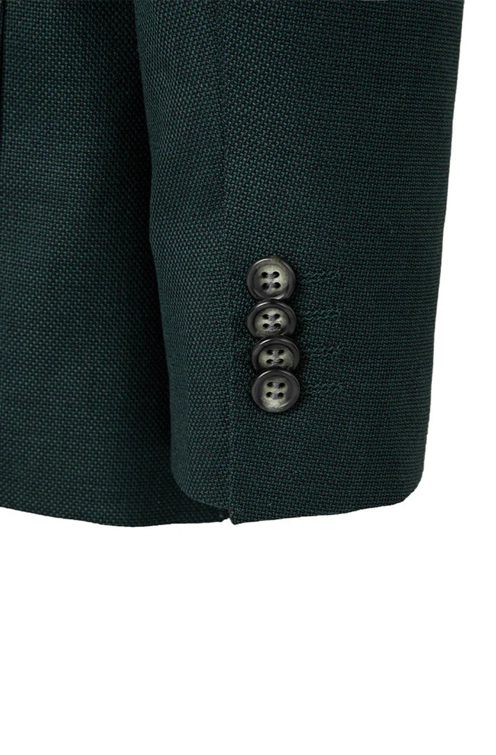 PURE | Hopweave Slim Fit Anzug – Sattes Grün