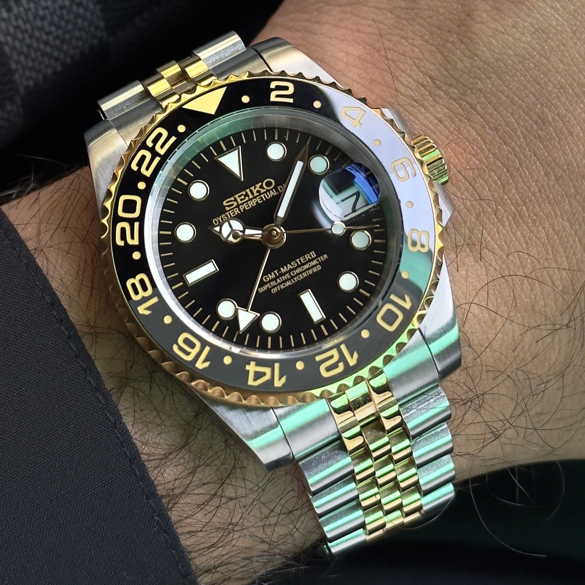 GMTEIKO MOD UHR | SCHWARZ GOLD