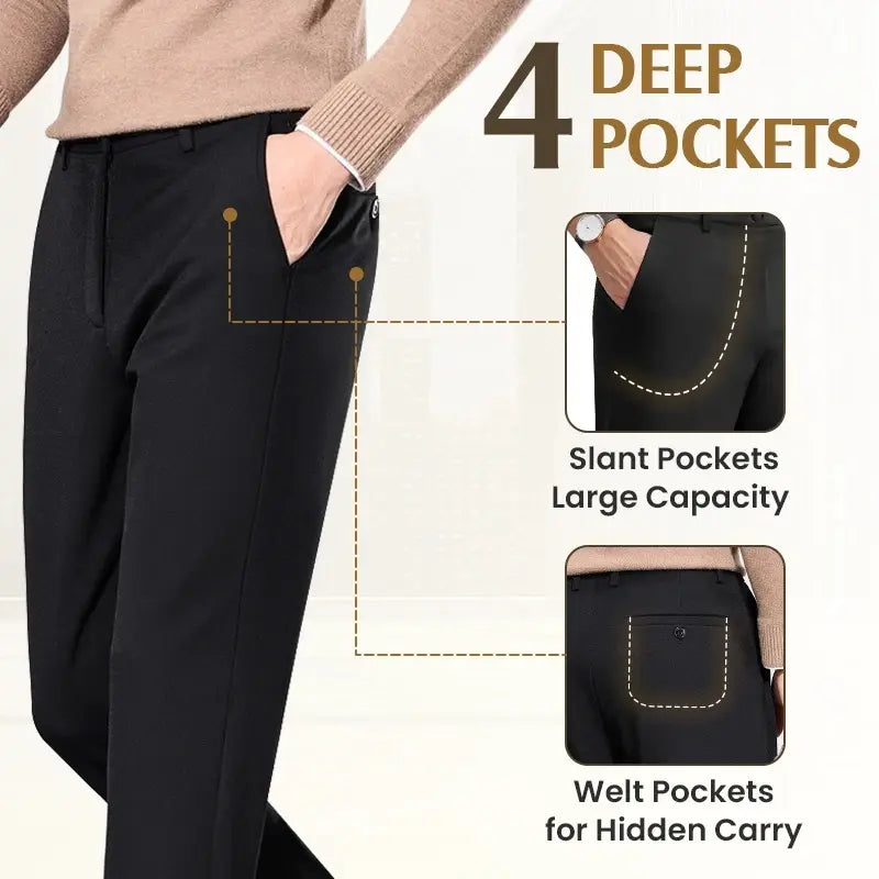 Pure TimelessFlex – Klassische Hose mit geradem Schnitt und 4-Wege-Stretch