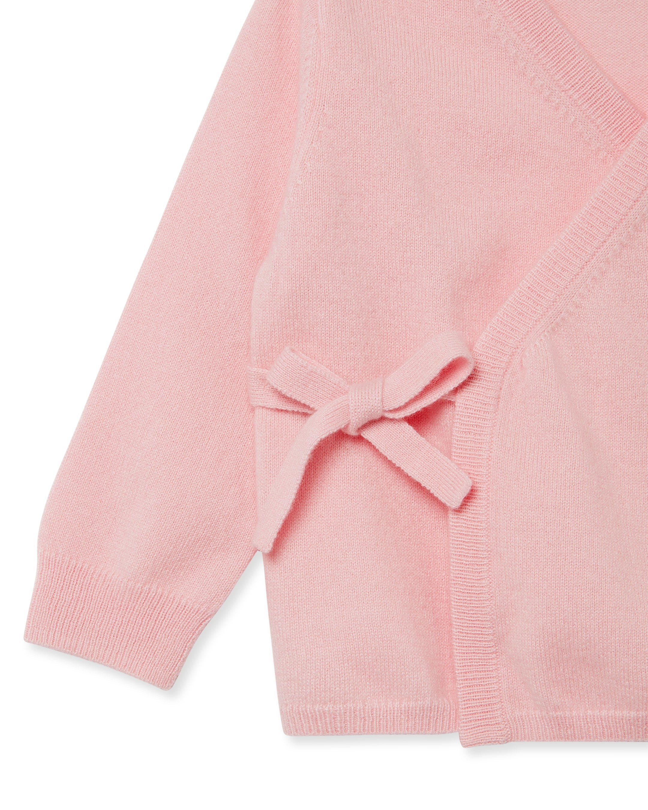 N.Peal Wrap Cashmere Cardigan Pale Pink