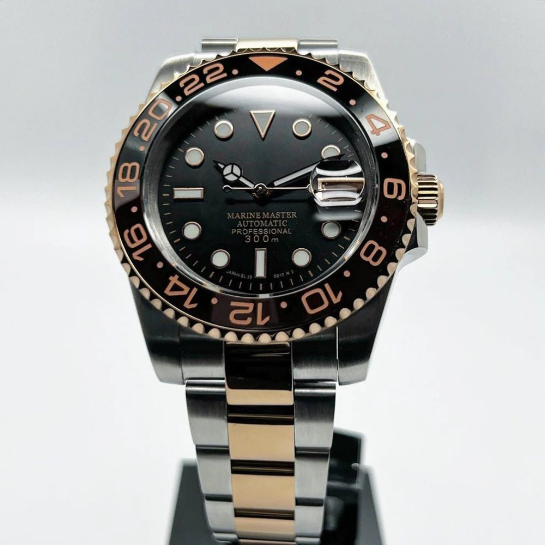WATCH MOD GMTEIKO | ROTBEER | OYSTER STRAP