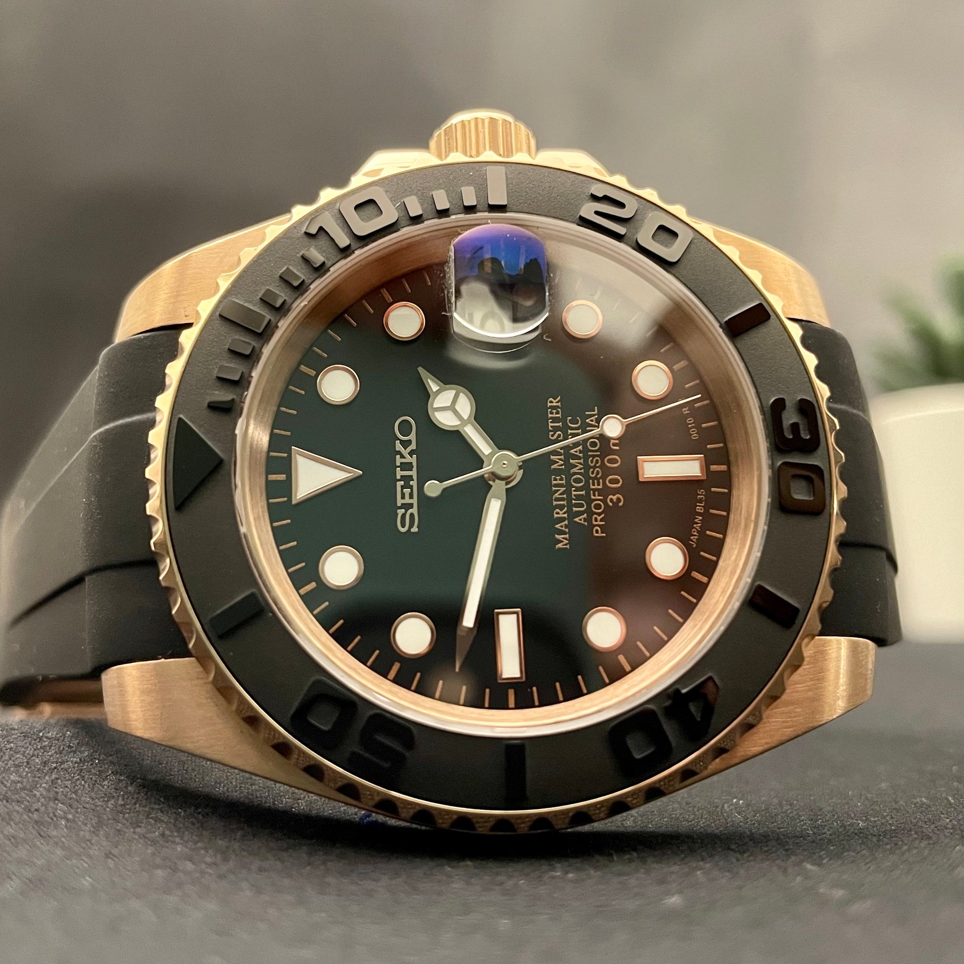MOD-YACHT-UHR | ROSÉGOLD SCHWARZ