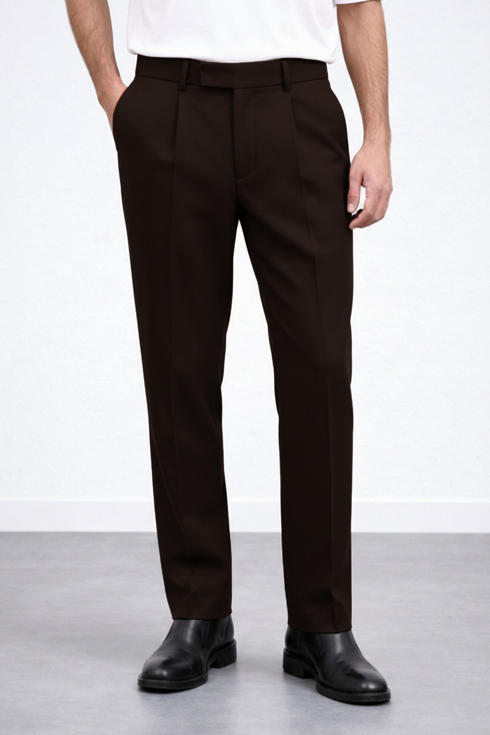 IVAR® Chocolate Brown Korean pants