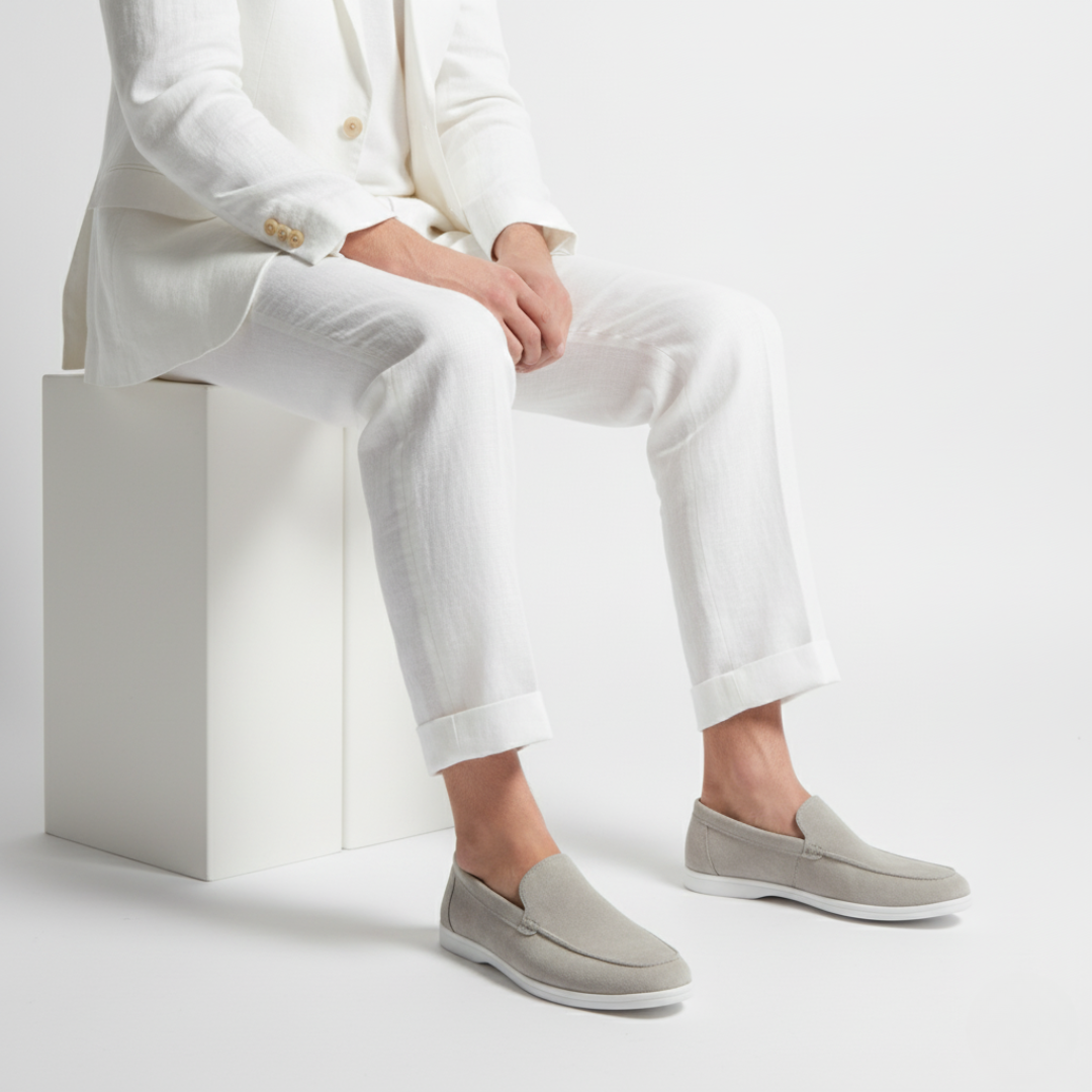 NOBA Suede Loafers