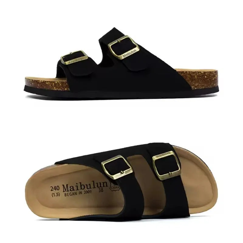 Birken California Suede Sandals for Men - Pure - PURECLO