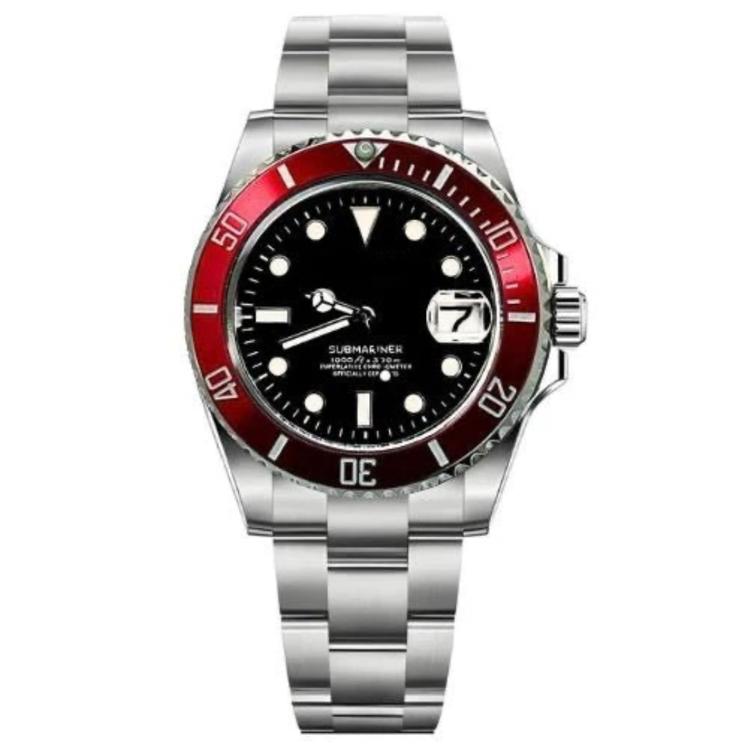 MOD MARINER UHR | SCHWARZ BURGUNDER