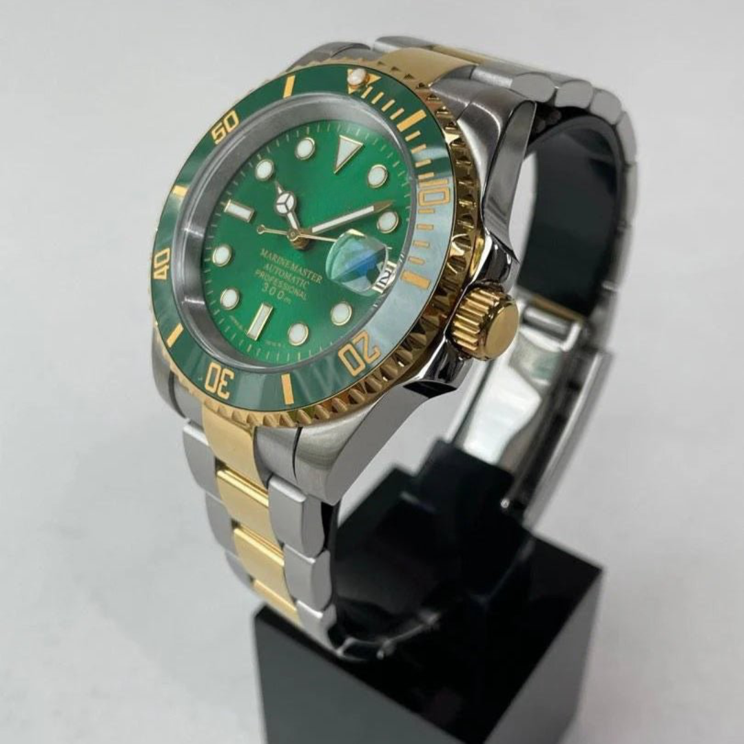 MOD MARINER UHR | GRÜN GOLD