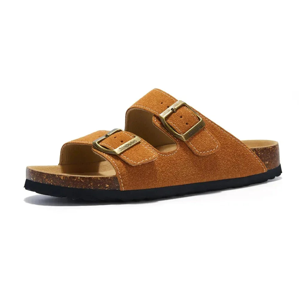 Birken California Suede Sandals for Men - Pure - PURECLO