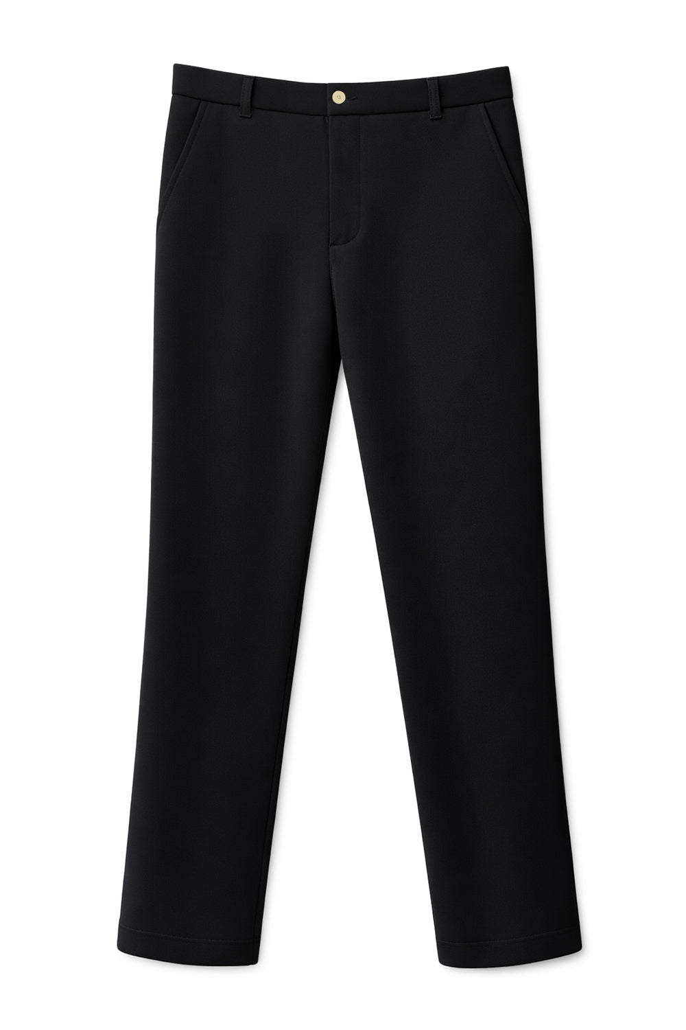 IVAR® Scuba Fitted Black Korean Pant