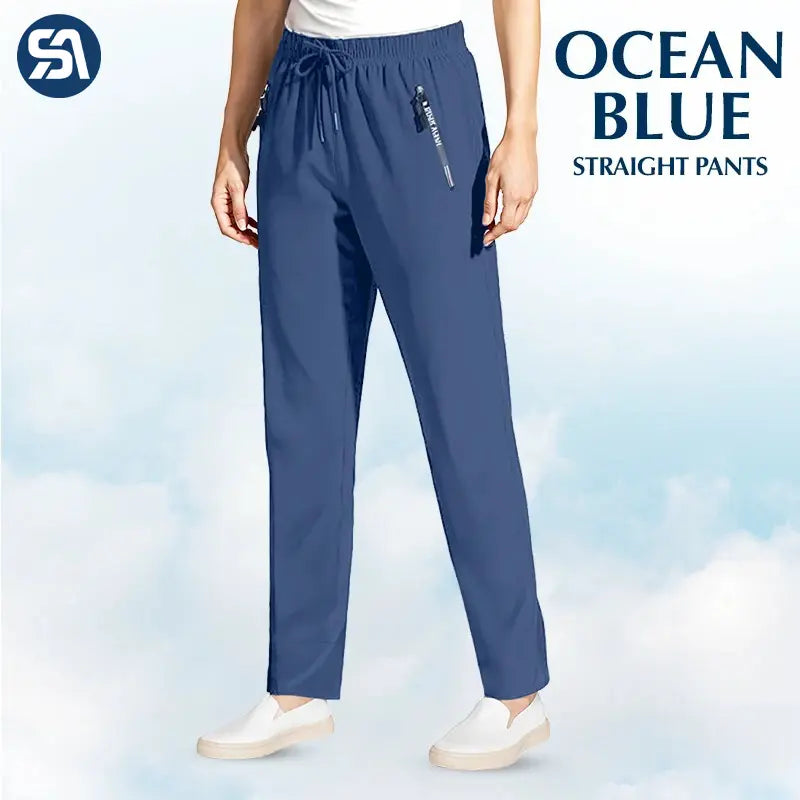 Pure&Clo – Ultraweiche, bequeme High-Rise-Hose mit elastischem Bund