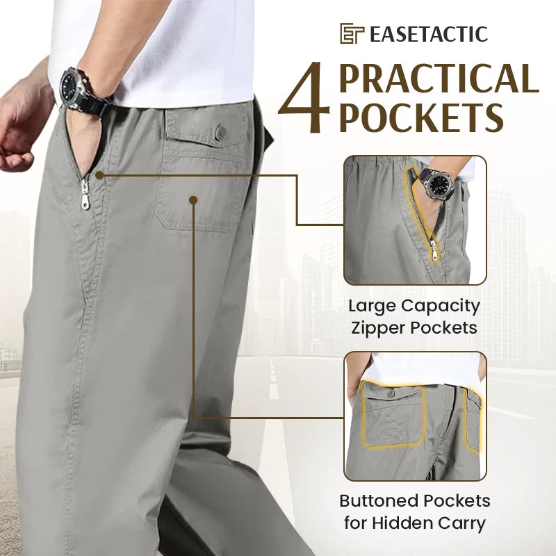 PURE EaseTactic - Flex Fit Zipper-Pocket Durable Pants