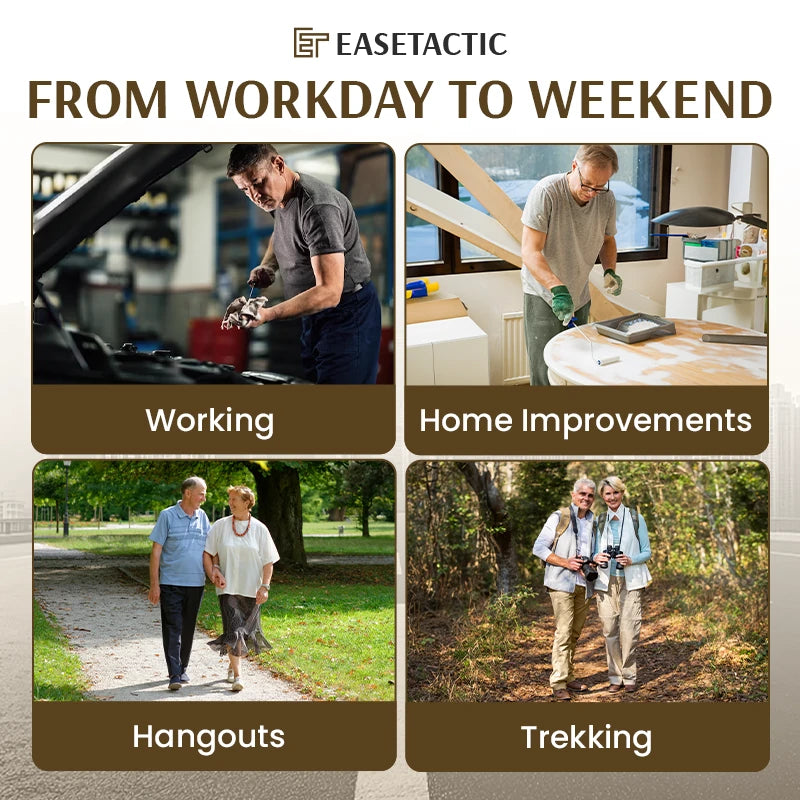 PURE EaseTactic - Flex Fit Zipper-Pocket Durable Pants