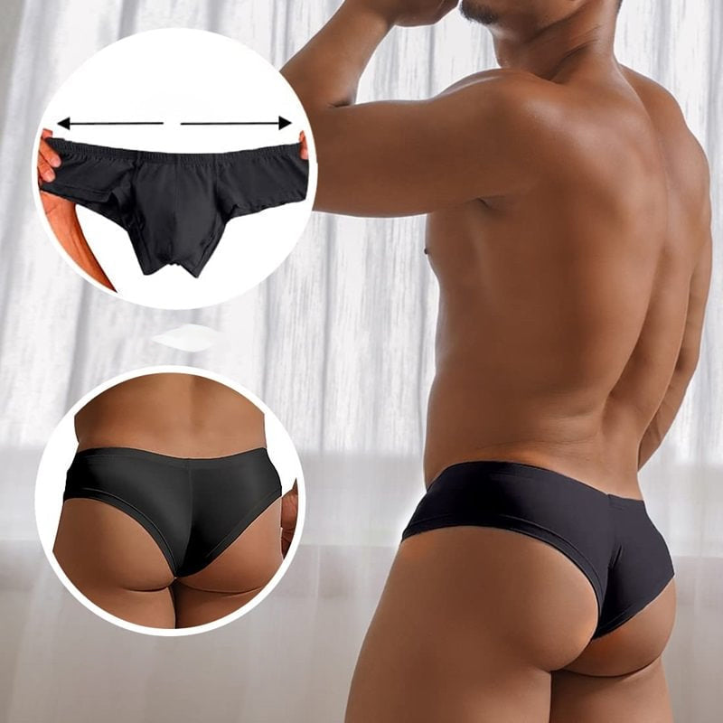 š„Slip Ć Taille Basse Respirant de Couleur Unie pour HommesćAchetez 3 Obtenez 2 Gratuitć