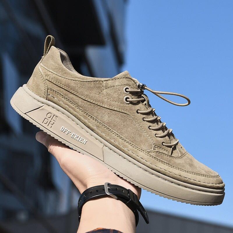 Casual Urban Houston Sneakers Suede - Pure - PURECLO