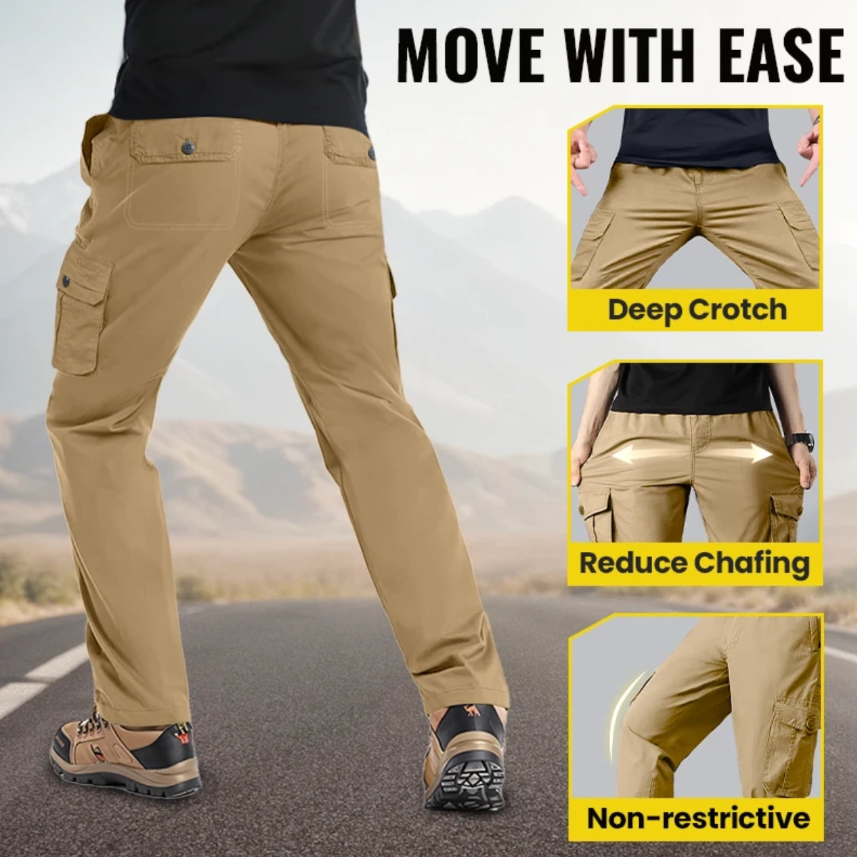 PURE FlexRover – Ultra Comfort Flex Fit Cargohose 