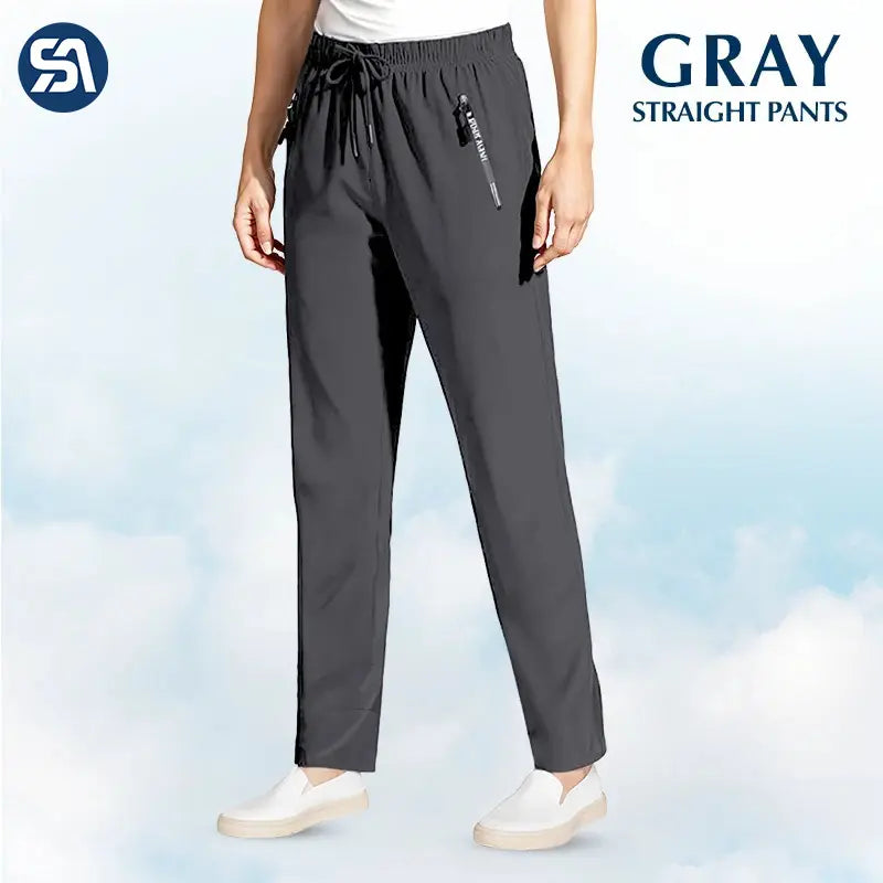 Pure&amp;Clo – Ultraweiche, bequeme High-Rise-Hose mit elastischem Bund 
