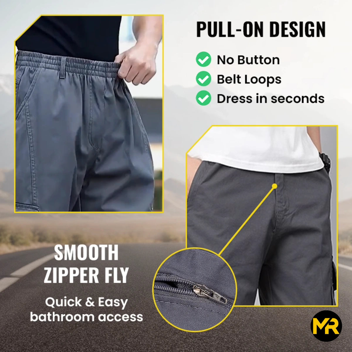 PURE FlexRover – Ultra Comfort Flex Fit Cargohose 