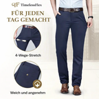 Pure TimelessFlex – Klassische Straight-Fit-Hose mit 4-Wege-Stretch