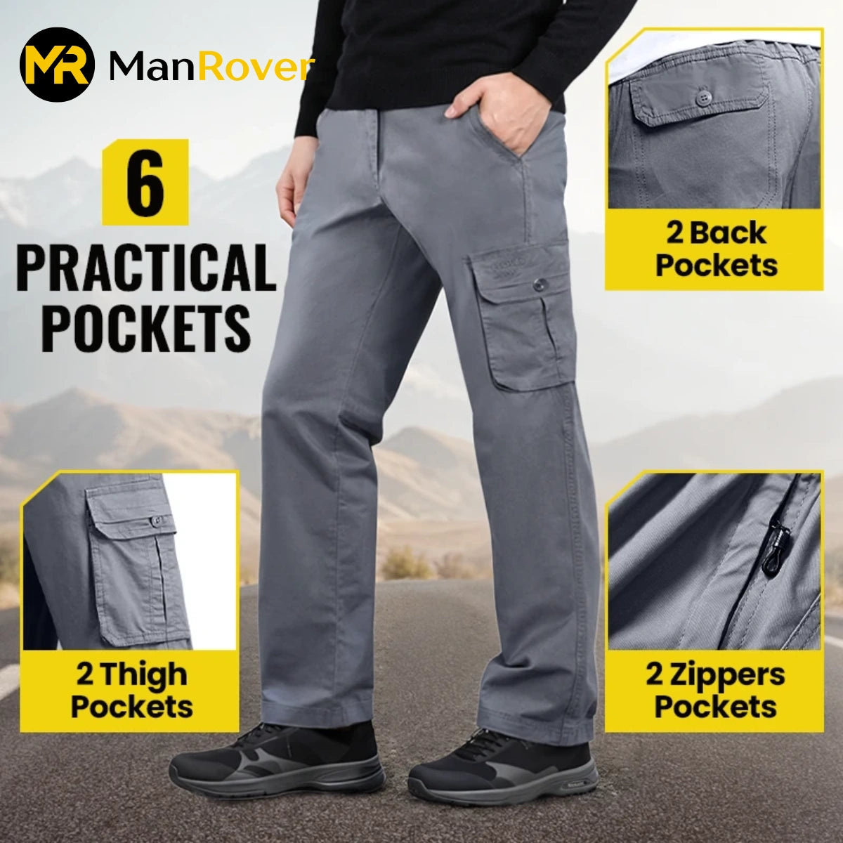 PURE FlexRover – Ultra Comfort Flex Fit Cargohose 