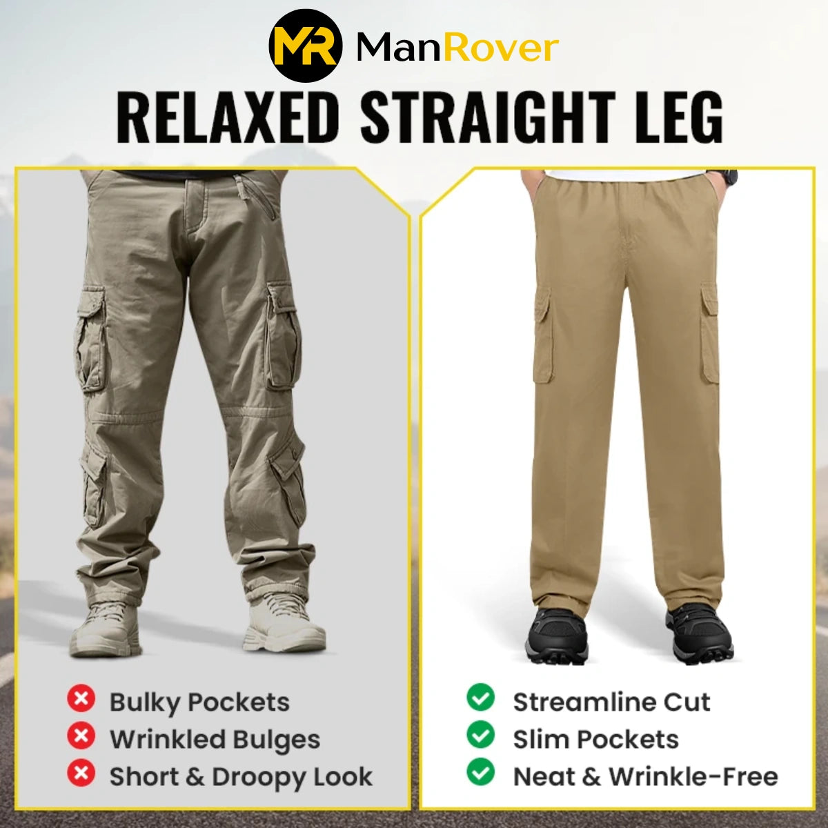 PURE FlexRover – Ultra Comfort Flex Fit Cargohose 