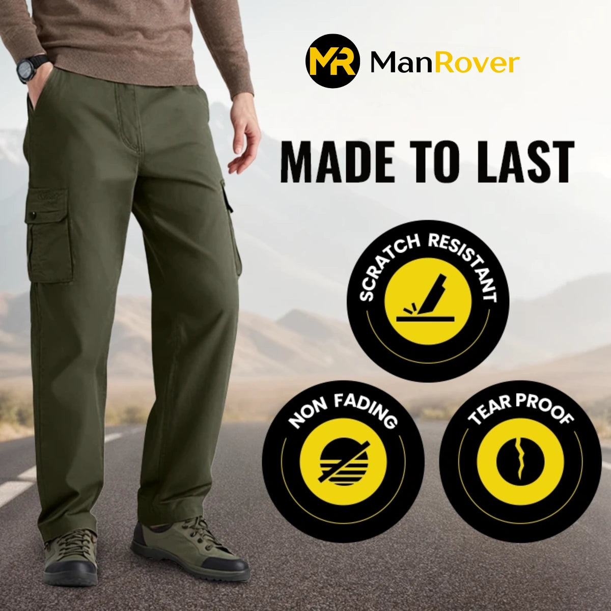 PURE FlexRover – Ultra Comfort Flex Fit Cargohose 