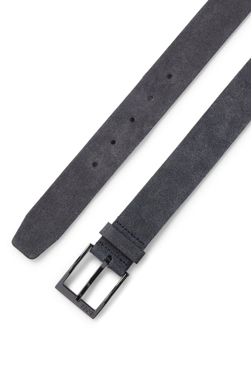 Boss Black Elloy Ledergürtel Dunkelblau