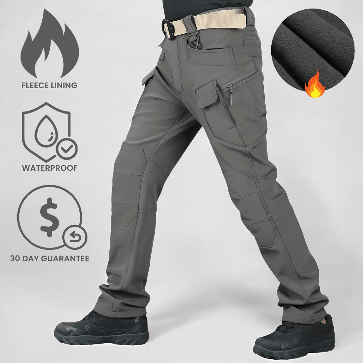UltraFlex Fleecegefütterte wasserdichte Hose 2.0 PureClo