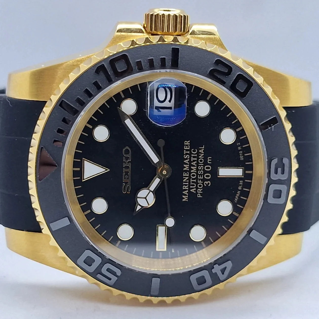Yacht-Uhr | Gold Schwarz