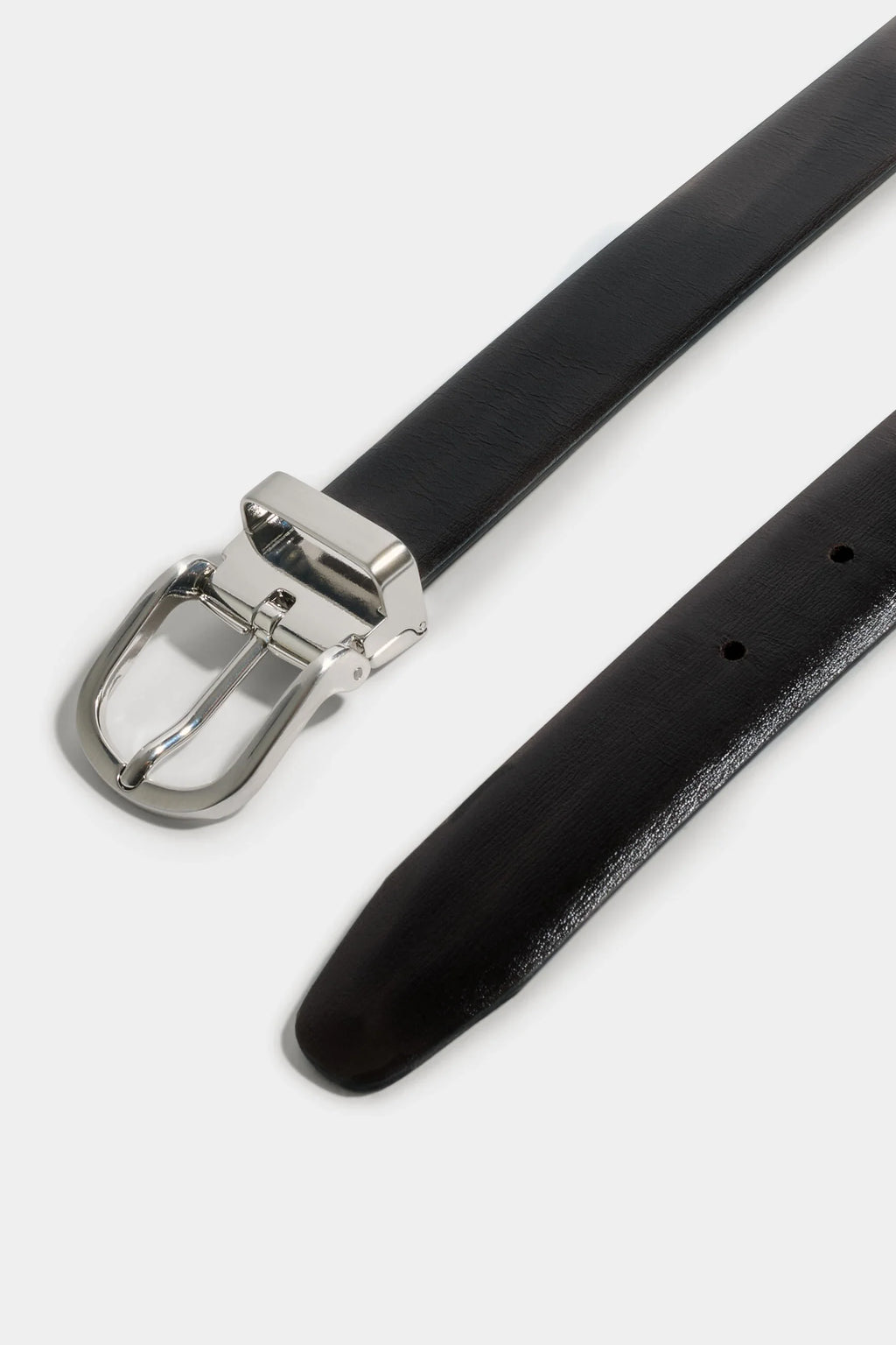 Black and brown reversible belt - Made in Italy