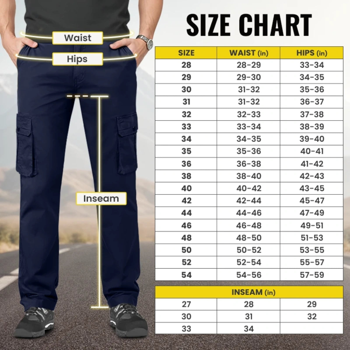 PURE FlexRover – Ultra Comfort Flex Fit Cargohose 