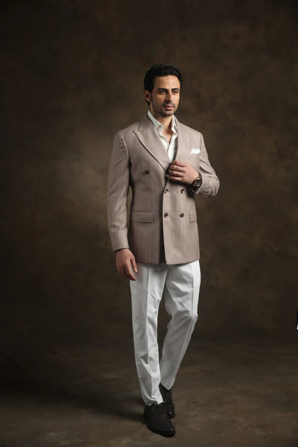PURE | Taupe Crest Blazer 