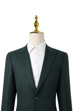 PURE | Hopweave Slim Fit Anzug – Sattes Grün