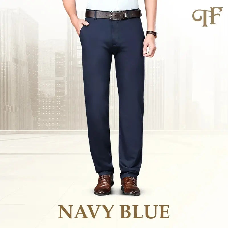Pure™ TimelessFlex – Pantalones Clásicos de Corte Recto para Hombre con Elasticidad 4-Way Stretch