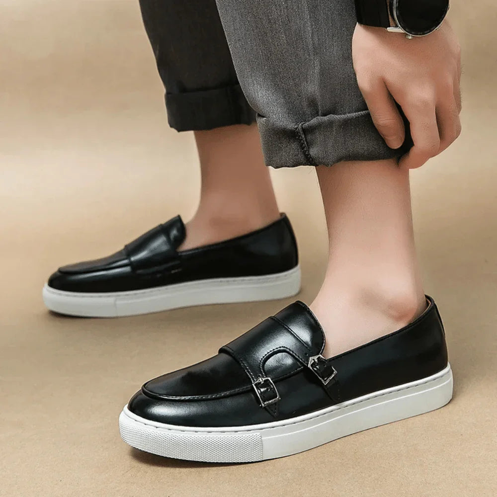 Men's Leather Moccasin Rennes - Pure - PURECLO
