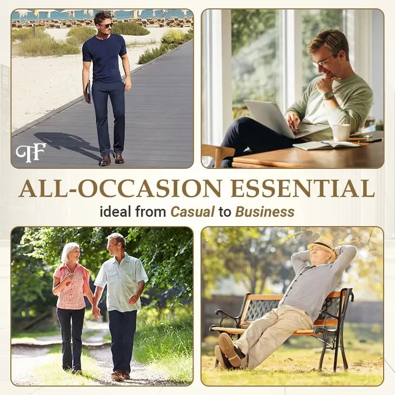 Pure TimelessFlex – Klassische Hose mit geradem Schnitt und 4-Wege-Stretch 