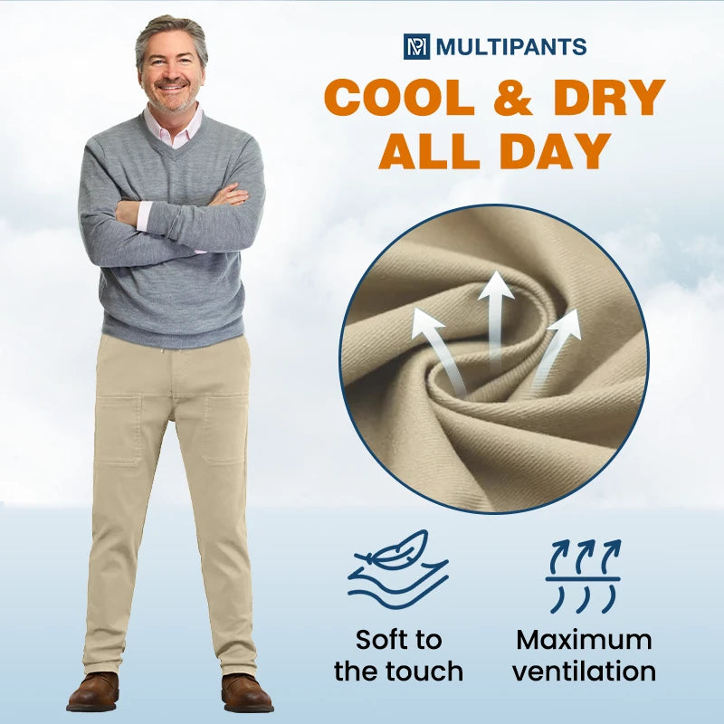 Pure TimelessFlex – Klassische Hose mit geradem Schnitt und 4-Wege-Stretch 