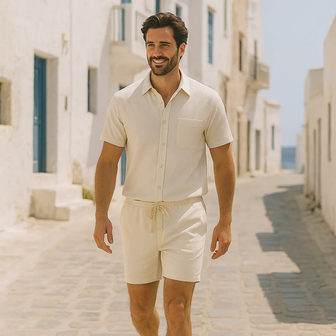 Capri Summer Shirt & Shorts Set - PURECLO