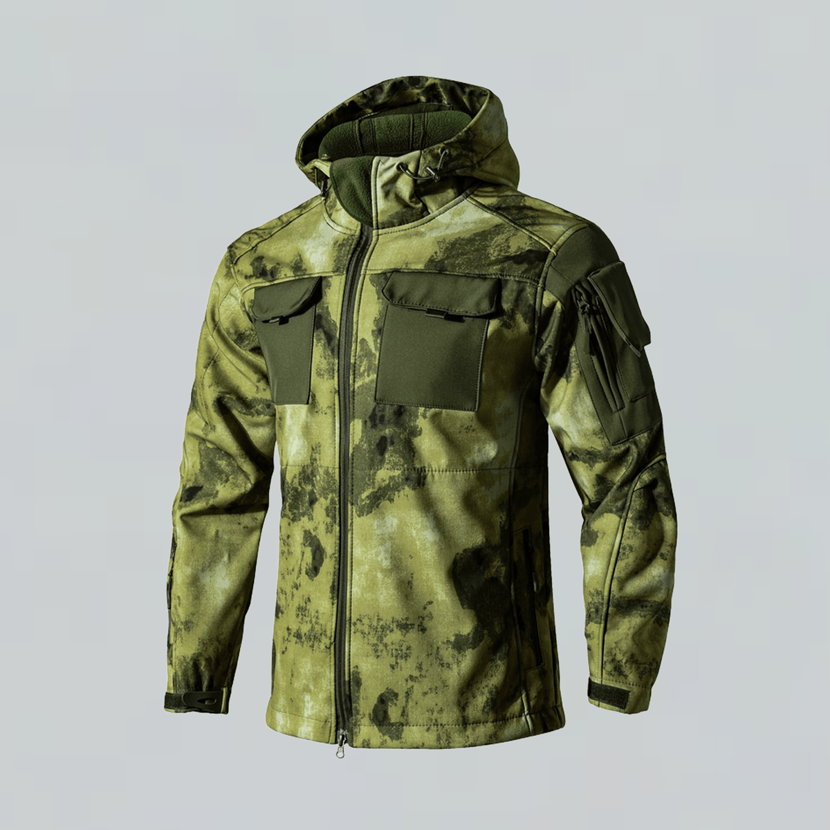 Taktische Jacke im Digital Forest Camo-Muster