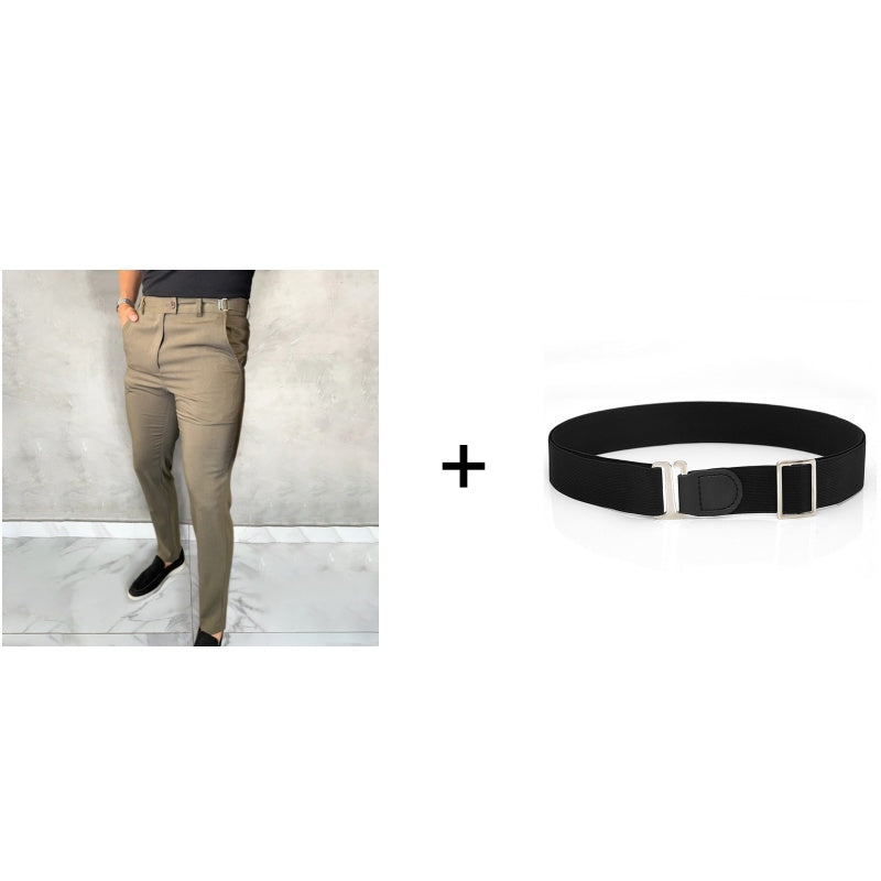 ⏰ LAST DAY 50% OFF! Men's Stretch Slim Fit Pants – Skinny But Comfy