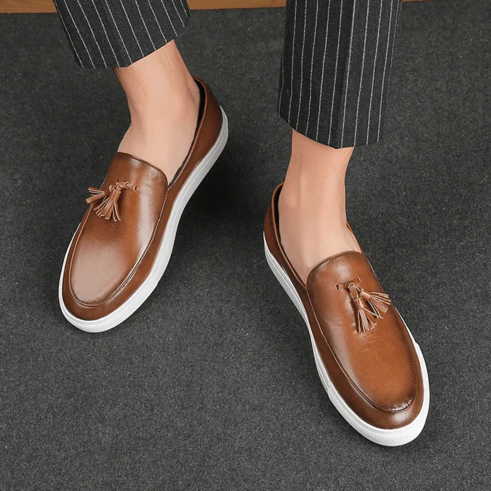 Men's Leather Moccasin Toulouse - Pure - PURECLO