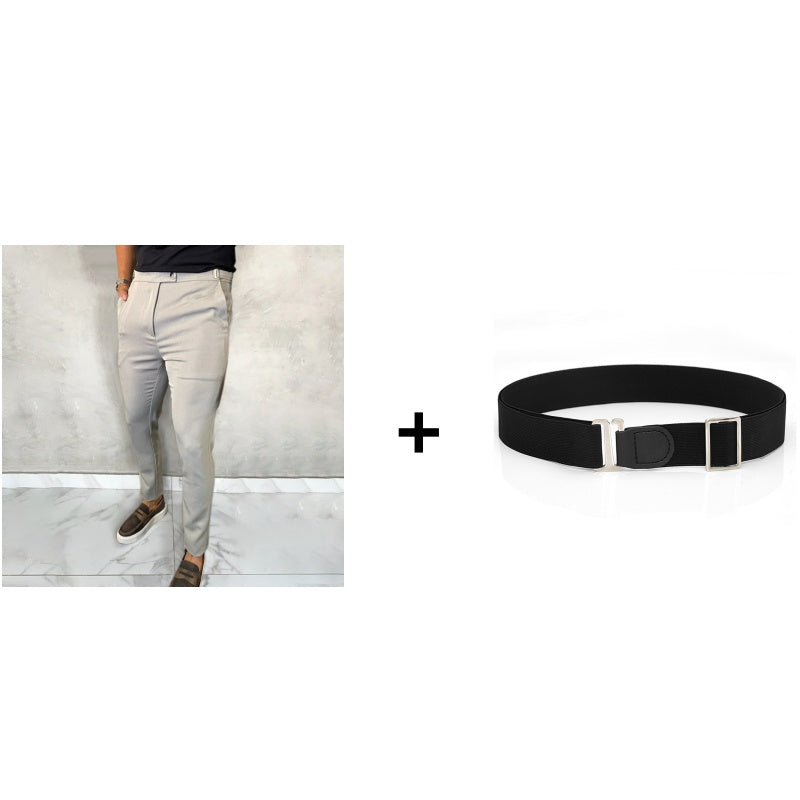 ⏰ LAST DAY 50% OFF! Men's Stretch Slim Fit Pants – Skinny But Comfy