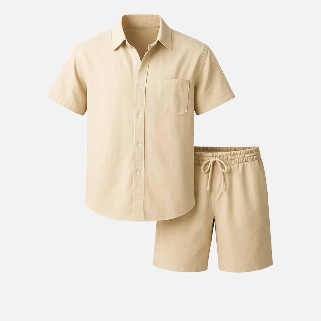 Capri Summer Shirt & Shorts Set - PURECLO