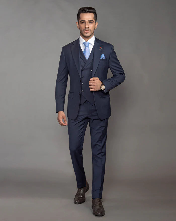 PURE | Klassischer marineblauer Anzug