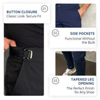 ⏰ LAST DAY 50% OFF! Men's Stretch Slim Fit Pants – Skinny But Comfy