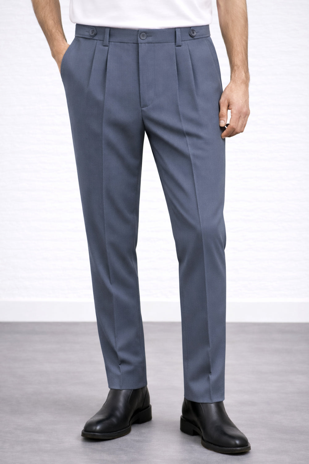 IVAR® Silver Adjustable pleated pants