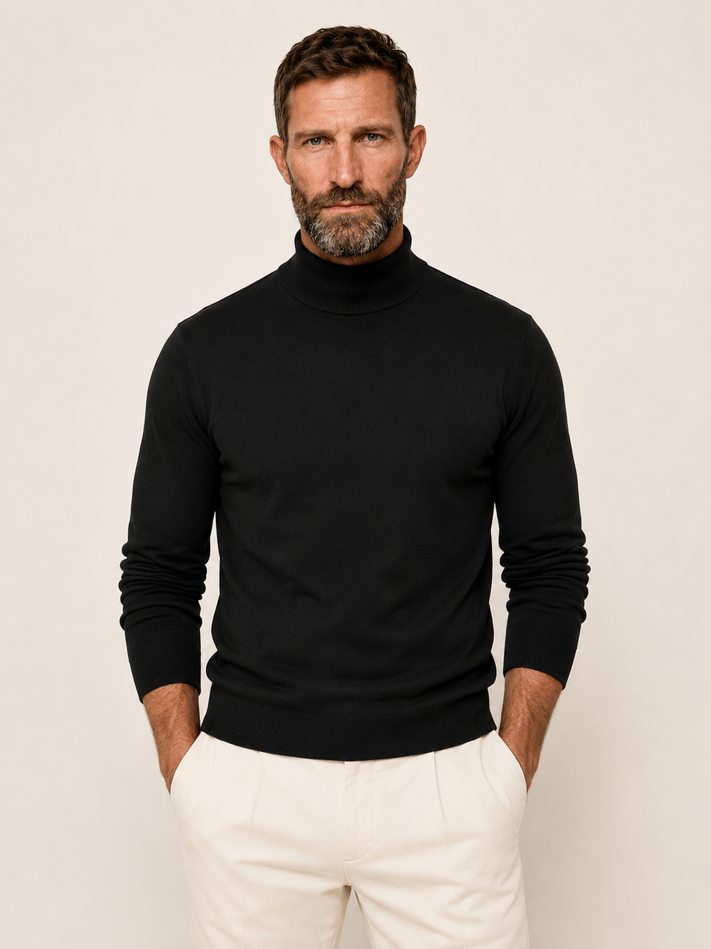 PureClo™ | Grant Turtleneck Knit Sweater